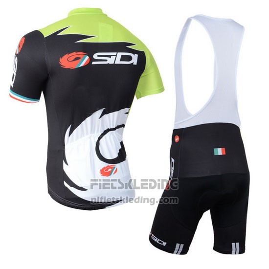 2014 Fietskleding Castelli SIDI Zwart en Groen Korte Mouwen en Koersbroek